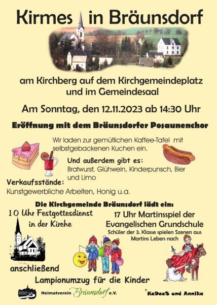 Kirmes in Bräunsdorf am 12.11.2023