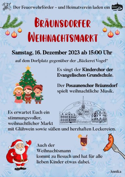 Weihnachtsmarkt 2023 am 16.12.2023