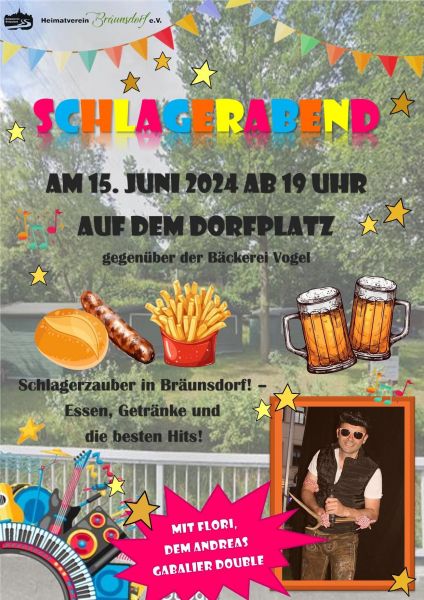 Schlager-Abend – Musik und Tanz auf dem Dorfplatz am 15.06.2024